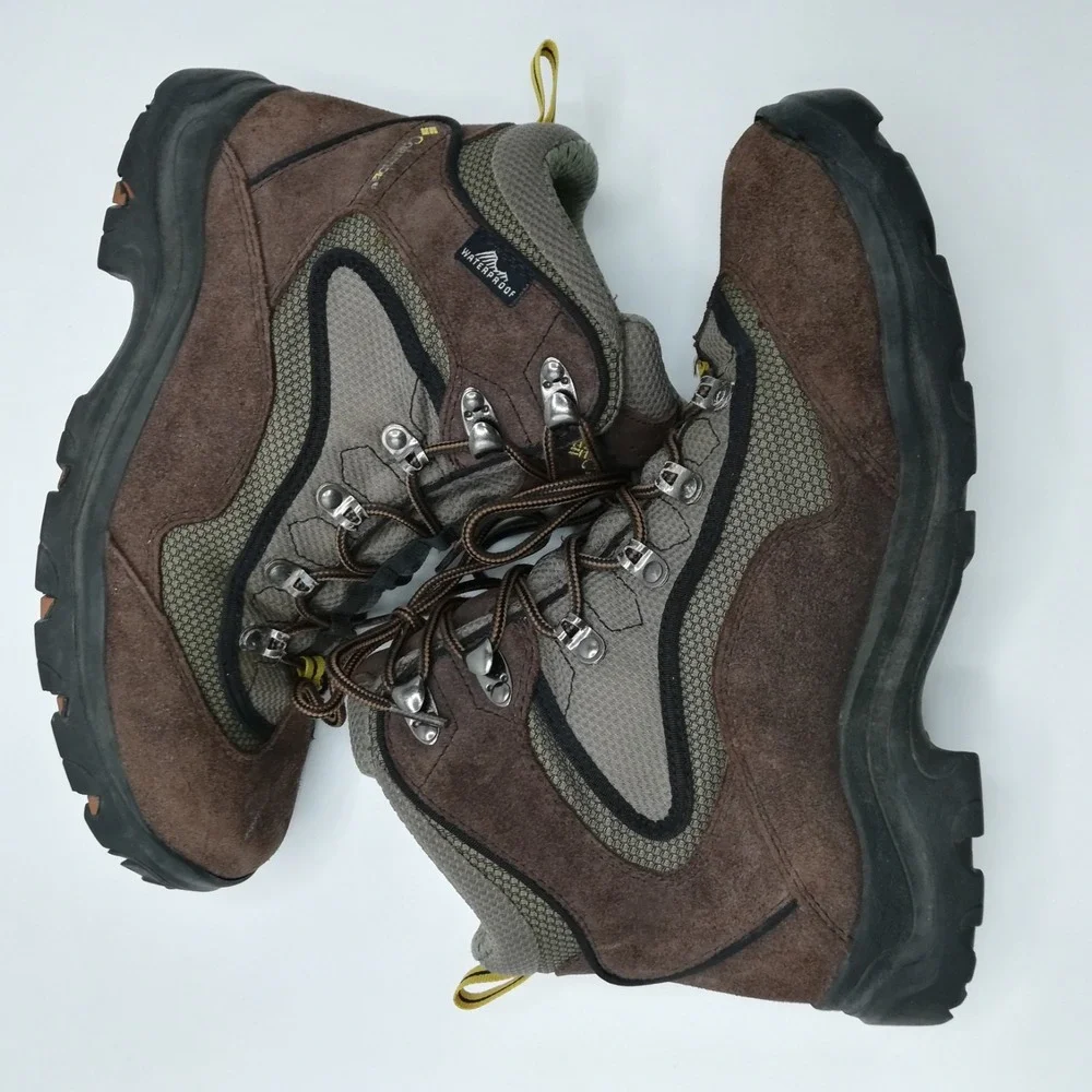 Columbia Shoes Mens Boots Bonanza Peak Hiking Brown Suede Waterproof Leather 10